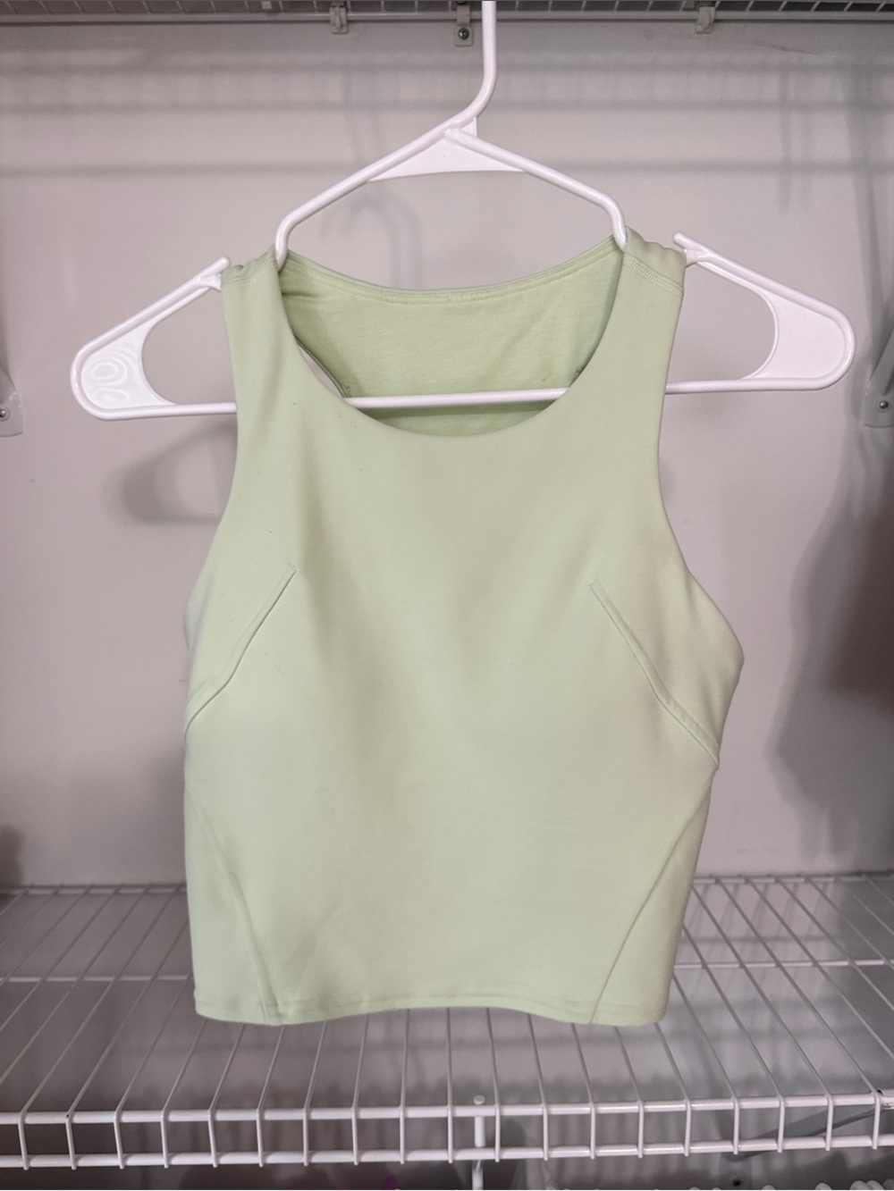 lululemon athletica Pale Mint Racerback Crop Tank